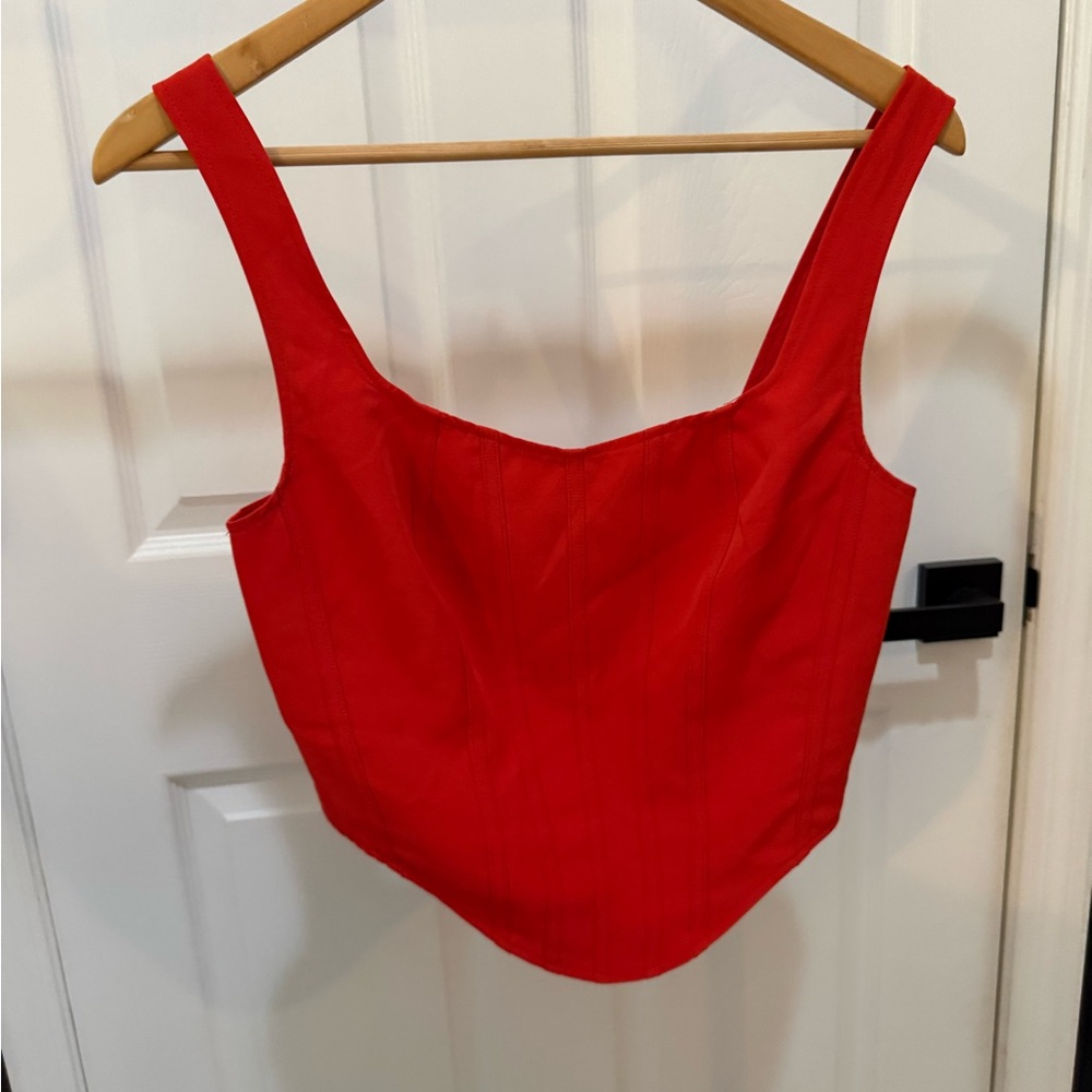 Sincerely Jules Red Crop Top